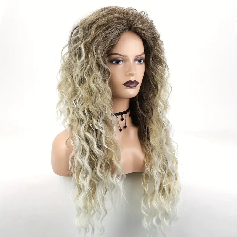 Ombre Long Curly Wavy Wig