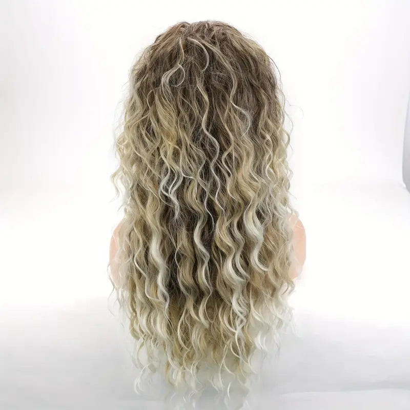 Ombre Long Curly Wavy Wig